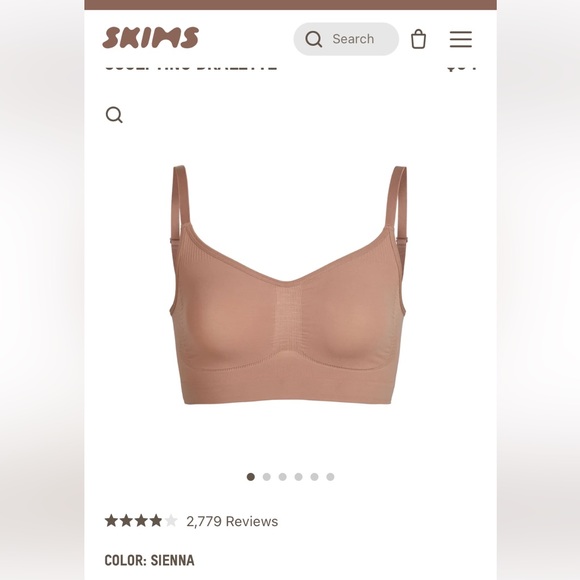 SKIMS Other - Skims sculpting bralette. Never worn, still in the box.